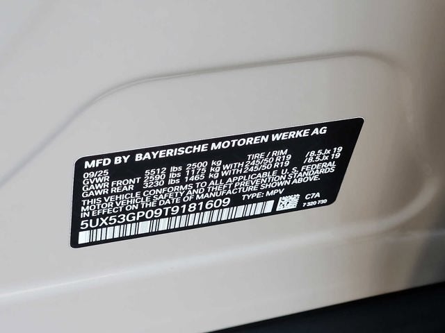 2026 BMW X3 30 xDrive Sports Activity Vehicle