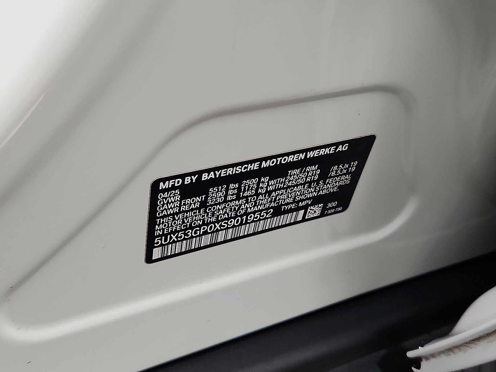 2025 BMW X3 30 xDrive Sports Activity Vehicle