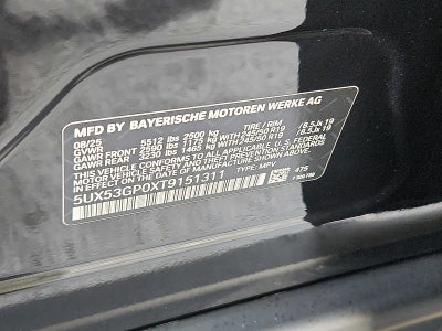 2026 BMW X3 30 xDrive Sports Activity Vehicle