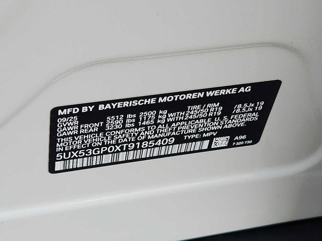 2026 BMW X3 30 xDrive Sports Activity Vehicle