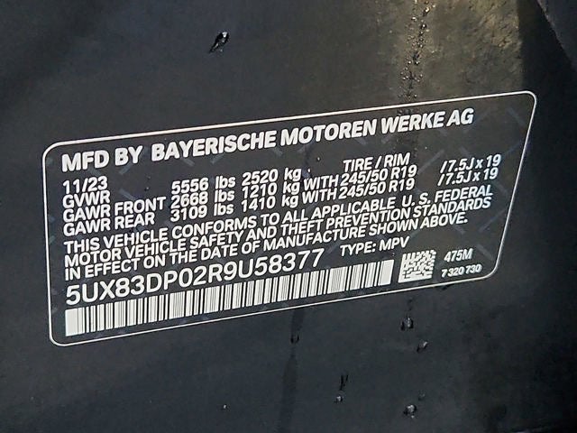 2024 BMW X3 M40i Sports Activity Vehicle