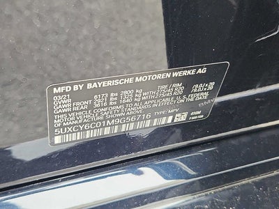 2021 BMW X6 xDrive40i Sports Activity Coupe