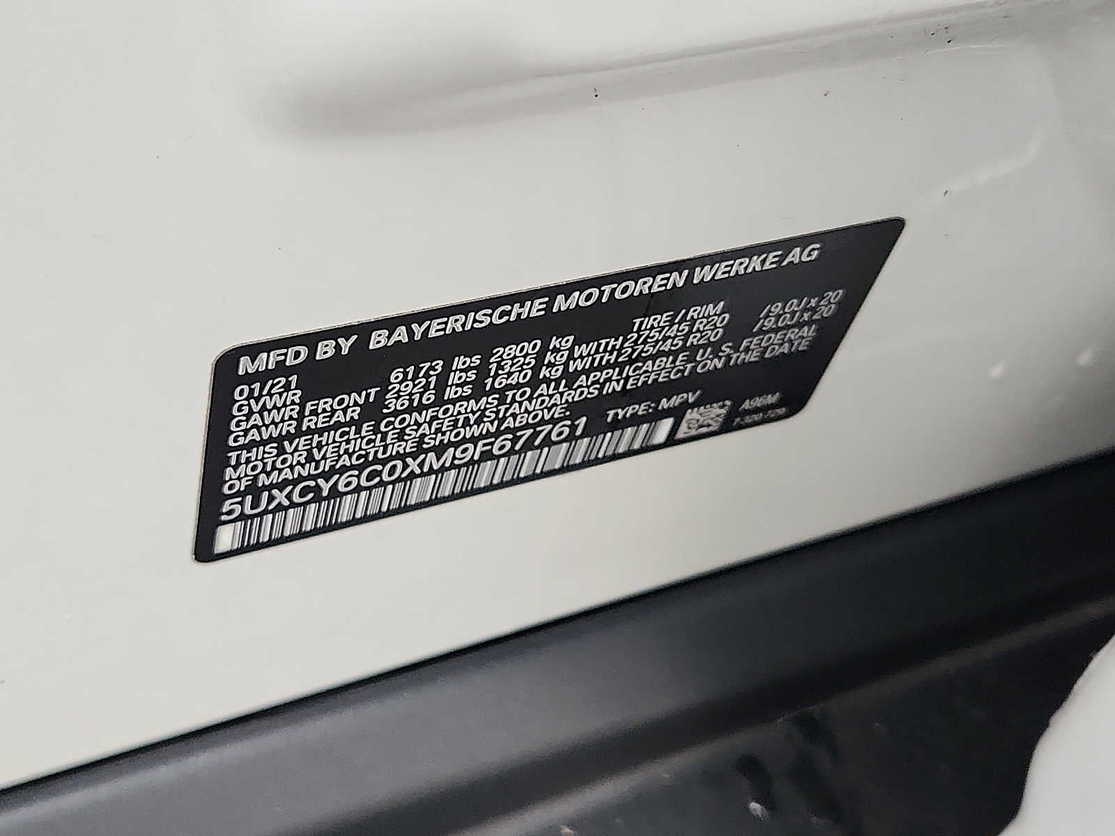 2021 BMW X6 xDrive40i Sports Activity Coupe