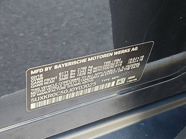 2018 BMW X5 xDrive35i Sports Activity Vehicle