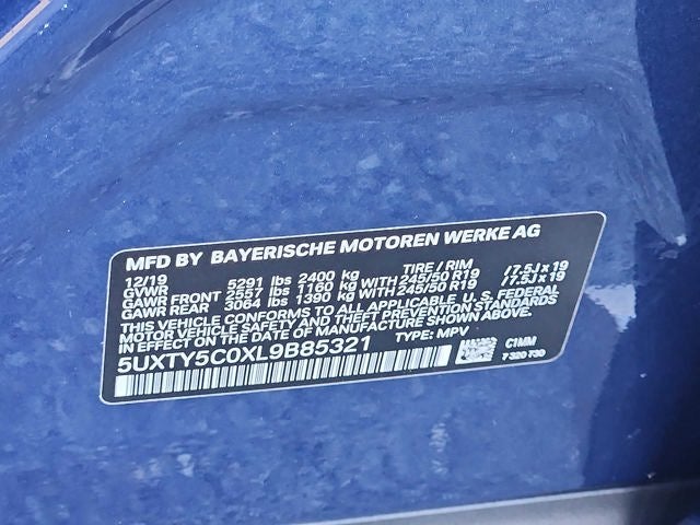 2020 BMW X3 xDrive30i Sports Activity Vehicle