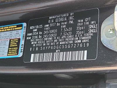 2025 Kia Telluride S AWD