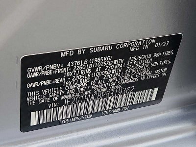 2023 Subaru Crosstrek Limited CVT
