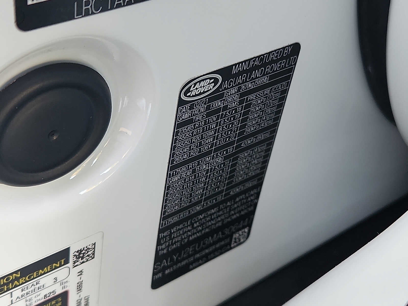 2021 Land Rover Range Rover Velar P340 S