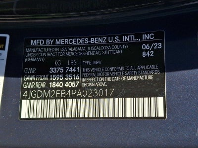 2023 Mercedes-Benz EQS EQS 450 4MATIC® SUV