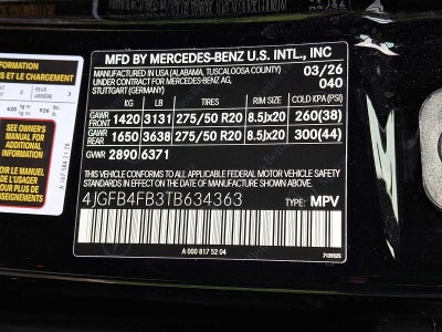 2026 Mercedes-Benz GLE GLE 350 4MATIC® SUV