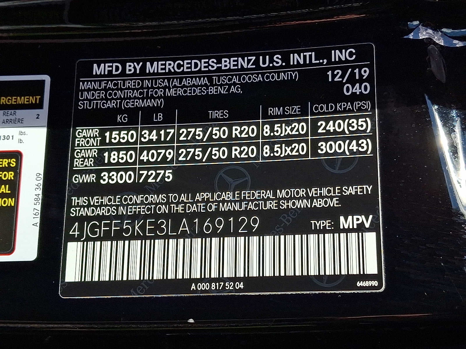 2020 Mercedes-Benz GLS GLS 450 4MATIC® SUV