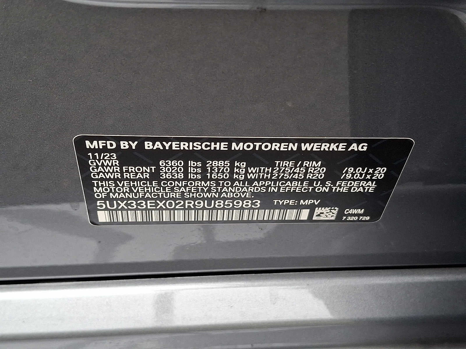 2024 BMW X6 xDrive40i Sports Activity Coupe