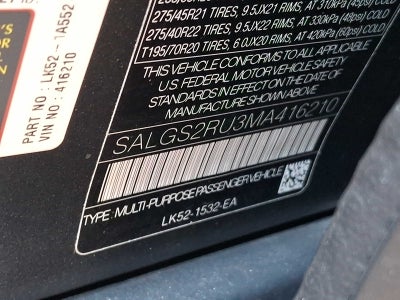 2021 Land Rover Range Rover Westminster SWB