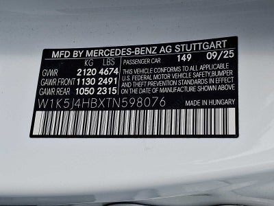 2026 Mercedes-Benz CLA CLA 250 4MATIC® Coupe