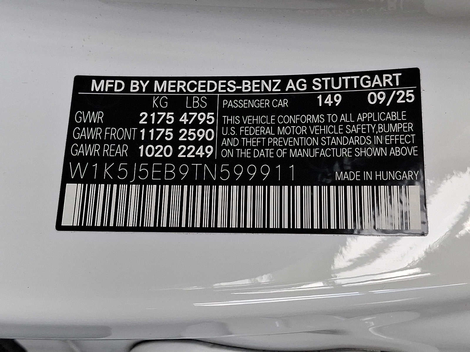 2026 Mercedes-Benz CLA AMG® CLA 45 4MATIC® Coupe
