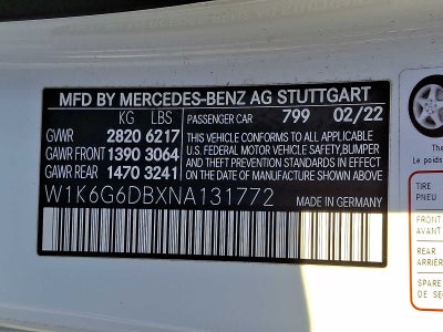 2022 Mercedes-Benz S-Class S 500 4MATIC® Sedan