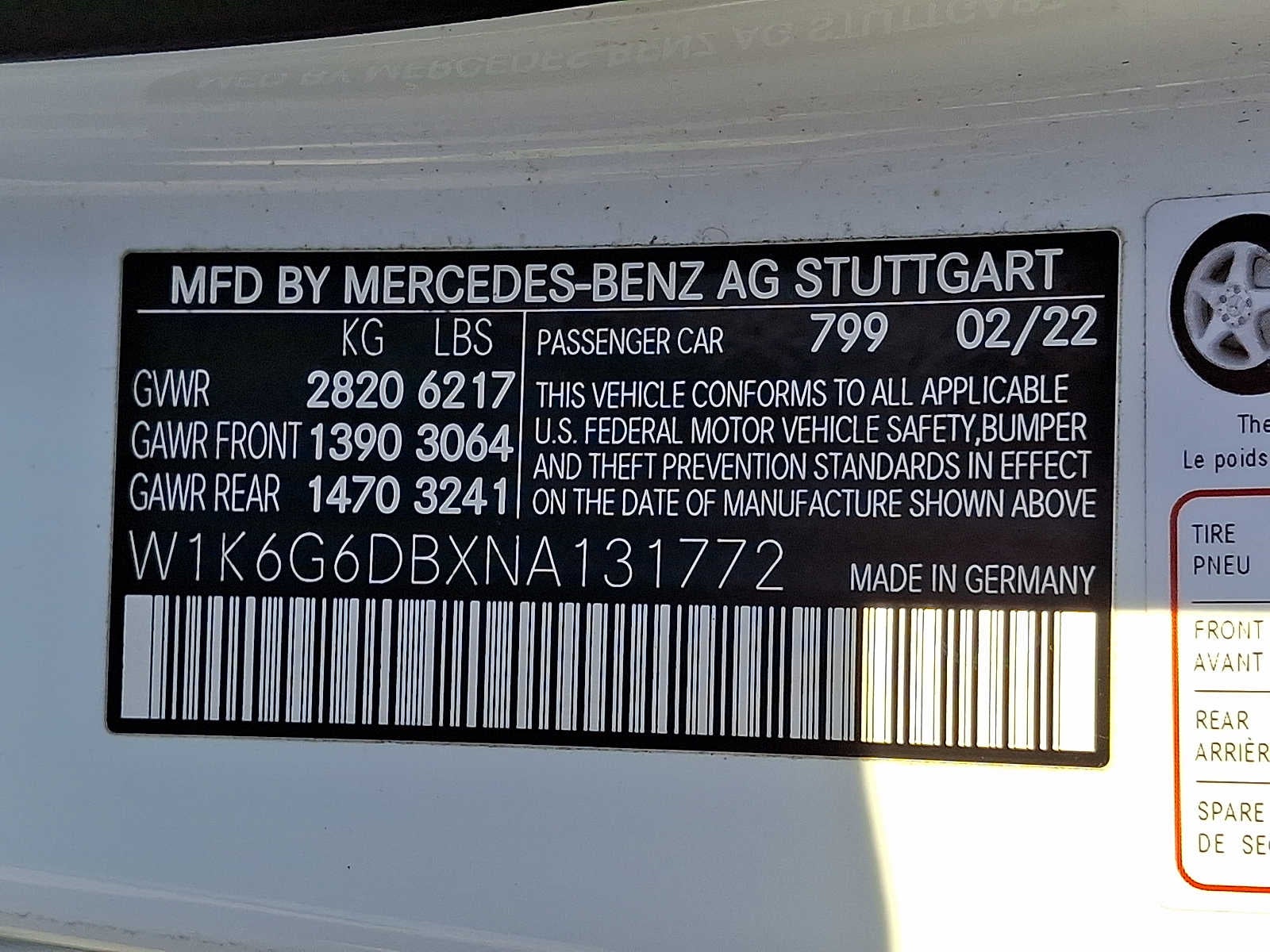 2022 Mercedes-Benz S-Class S 500 4MATIC® Sedan