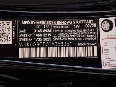 2026 Mercedes-Benz S-Class AMG® S 63 E 4MATIC® Sedan