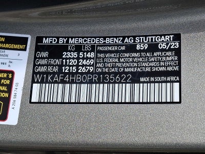 2023 Mercedes-Benz C-Class C 300 4MATIC® Sedan
