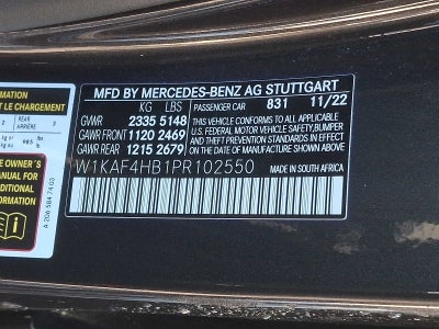 2023 Mercedes-Benz C-Class C 300 4MATIC® Sedan