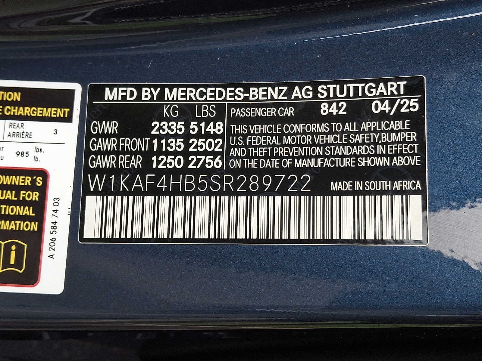 2025 Mercedes-Benz C-Class C 300 4MATIC® Sedan