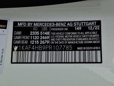 2023 Mercedes-Benz C-Class C 300 4MATIC® Sedan