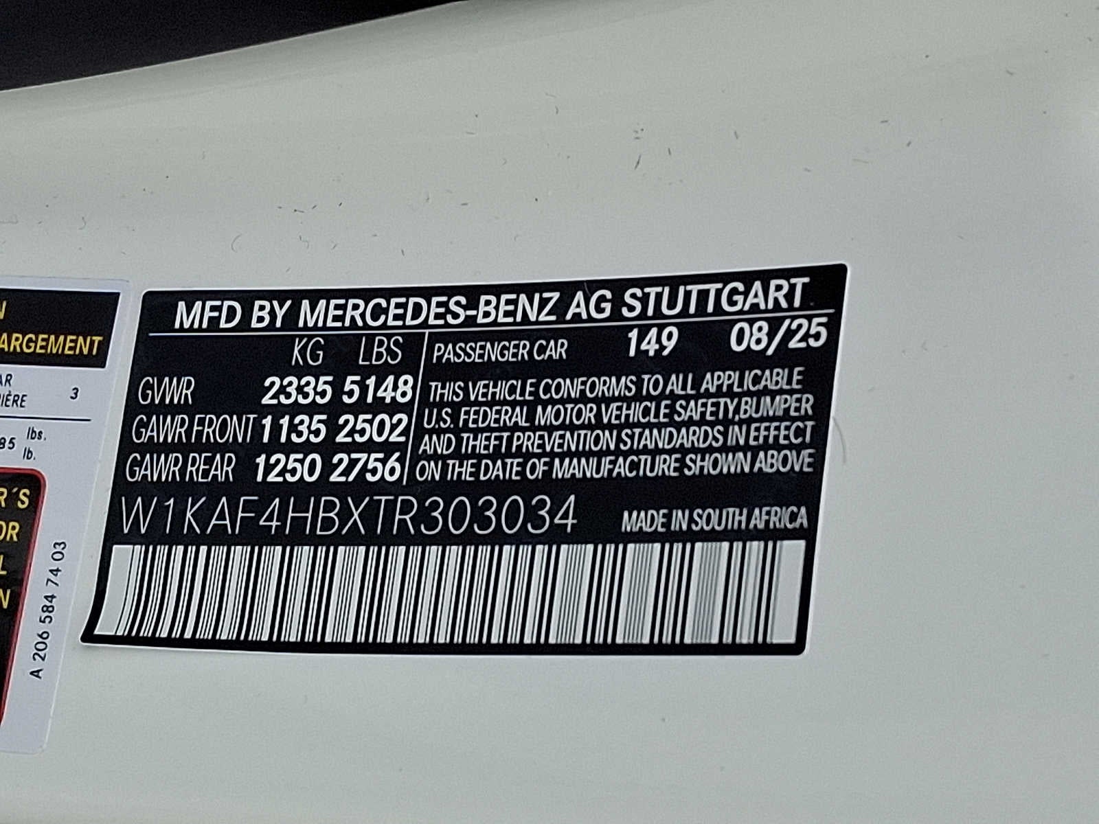 2026 Mercedes-Benz C-Class C 300 4MATIC® Sedan