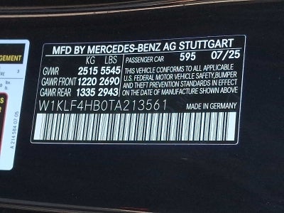 2026 Mercedes-Benz E-Class E 350 4MATIC® Sedan