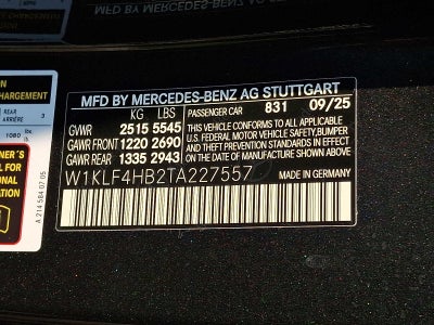 2026 Mercedes-Benz E-Class E 350 4MATIC® Sedan