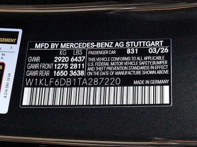 2026 Mercedes-Benz E-Class AMG® E 53 E 4MATIC®+ Sedan