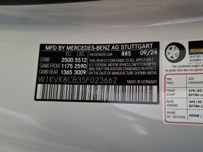 2025 Mercedes-Benz SL-Class AMG® SL 63 S E Performance Roadster