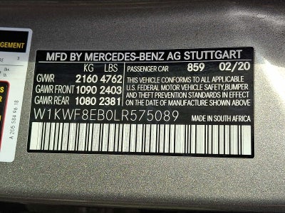 2020 Mercedes-Benz C-Class C 300 4MATIC® Sedan