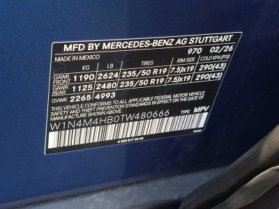 2026 Mercedes-Benz GLB GLB 250 4MATIC® SUV