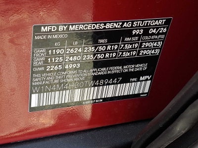 2026 Mercedes-Benz GLB GLB 250 4MATIC® SUV