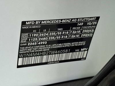 2026 Mercedes-Benz GLB GLB 250 4MATIC® SUV