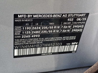 2026 Mercedes-Benz GLB GLB 250 4MATIC® SUV