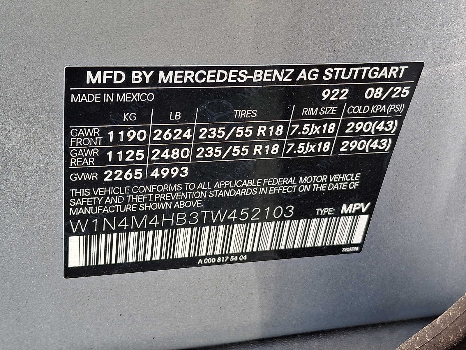 2026 Mercedes-Benz GLB GLB 250 4MATIC® SUV