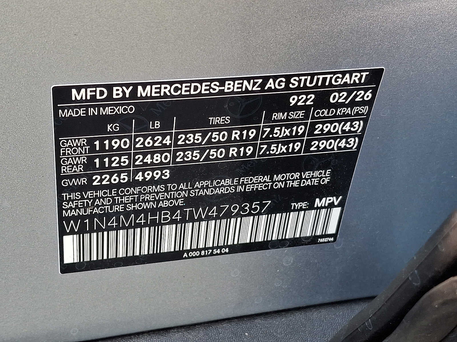 2026 Mercedes-Benz GLB GLB 250 4MATIC® SUV