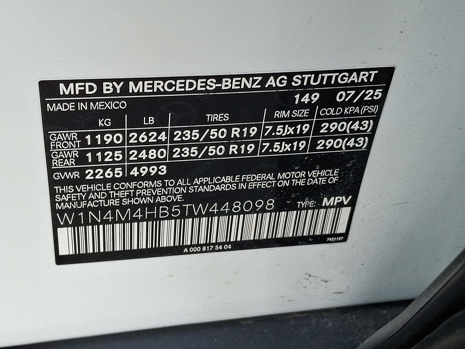 2026 Mercedes-Benz GLB GLB 250 4MATIC® SUV