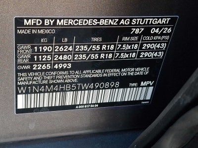 2026 Mercedes-Benz GLB GLB 250 4MATIC® SUV