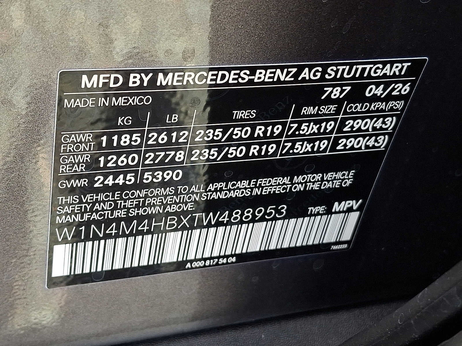 2026 Mercedes-Benz GLB GLB 250 4MATIC® SUV
