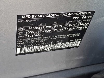 2026 Mercedes-Benz GLA GLA 250 4MATIC® SUV