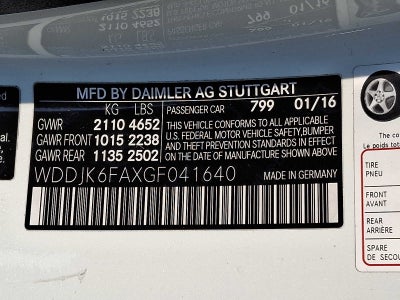 2016 Mercedes-Benz SL-Class 2dr Roadster SL 400