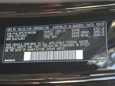 2024 Volvo XC90 B5 AWD Plus Bright Theme 7P