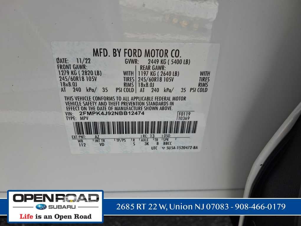 2022 Ford Edge SEL