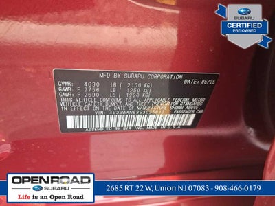 2025 Subaru Legacy Limited