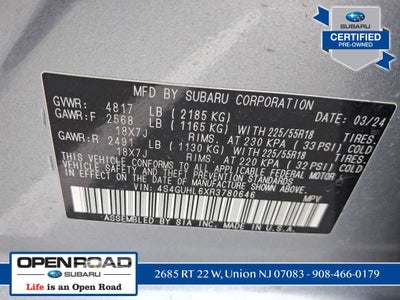 2024 Subaru Crosstrek Limited