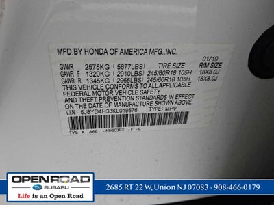 2019 Acura MDX Base