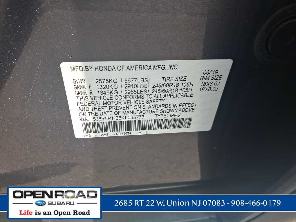 2019 Acura MDX Base