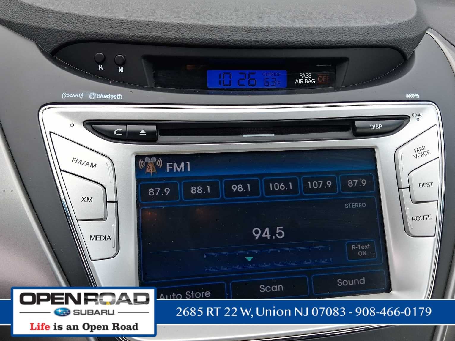 2012 Hyundai Elantra Limited PZEV